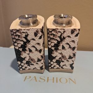 Pashion 1.0 Footwear Snakeskin Print 4-Inch Block Heels - Size 5.5-6.5